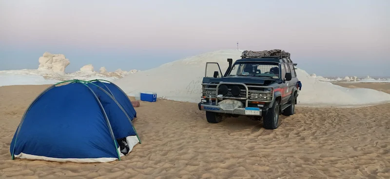 Desert Camp Solar Eclipse Egypt