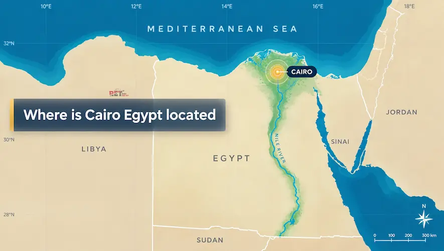 Where is Cairo Egypt Located? Map, History & Travel Tips