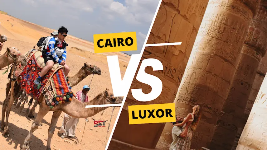 Cairo weather in February vs Luxor