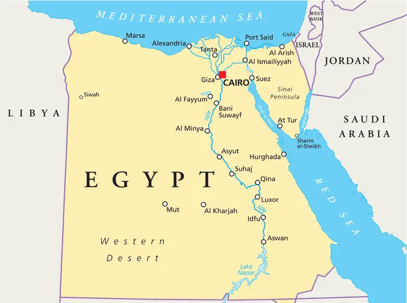 Looking at Cairo on Map of Africa & Regional Importance