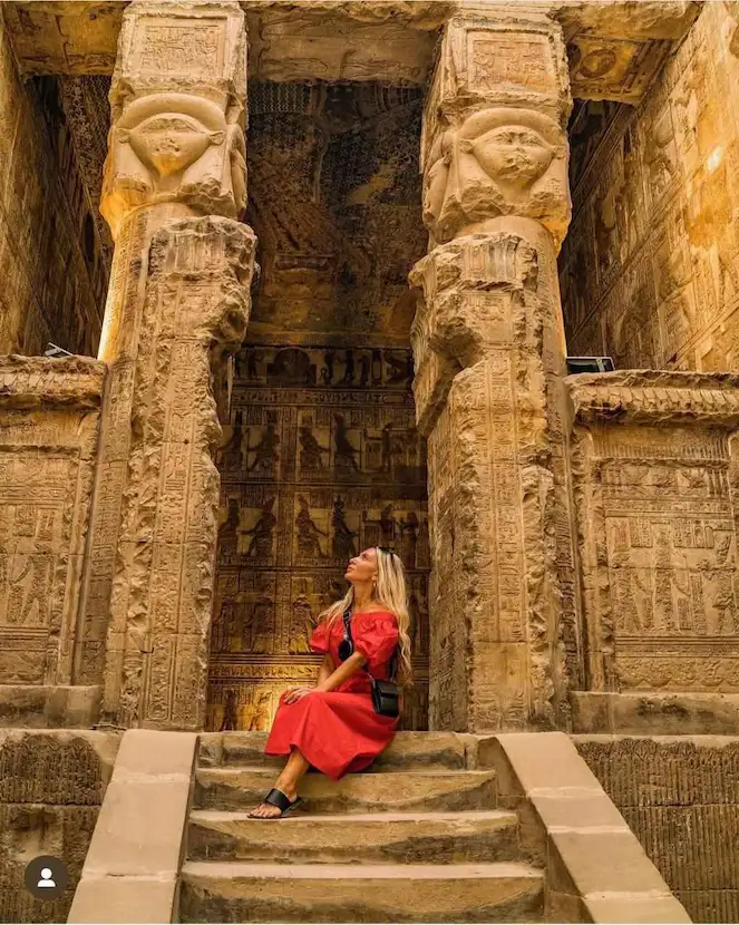 The Inner Sanctuary of Hathor Temple